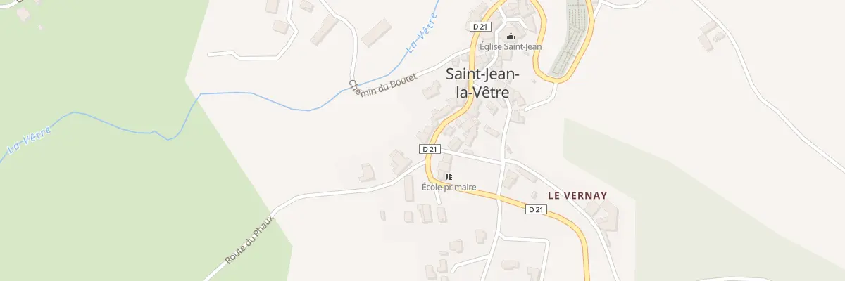 Plan du 16 Rue des Grenadières à Saint-Jean-la-Vêtre