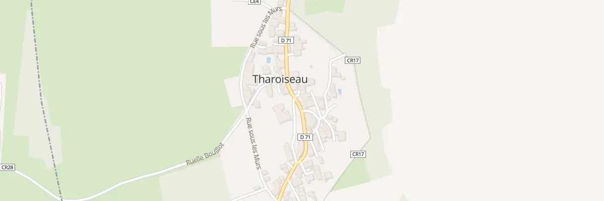 Plan du 17 Gr Grande Rue à Tharoiseau