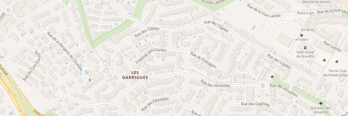 Plan du 18 Rue de l’Estragon à Juvignac