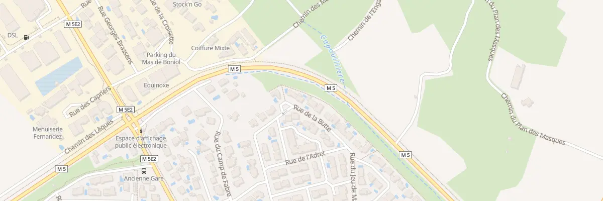Plan du 18 Rue de la Butte à Lavérune
