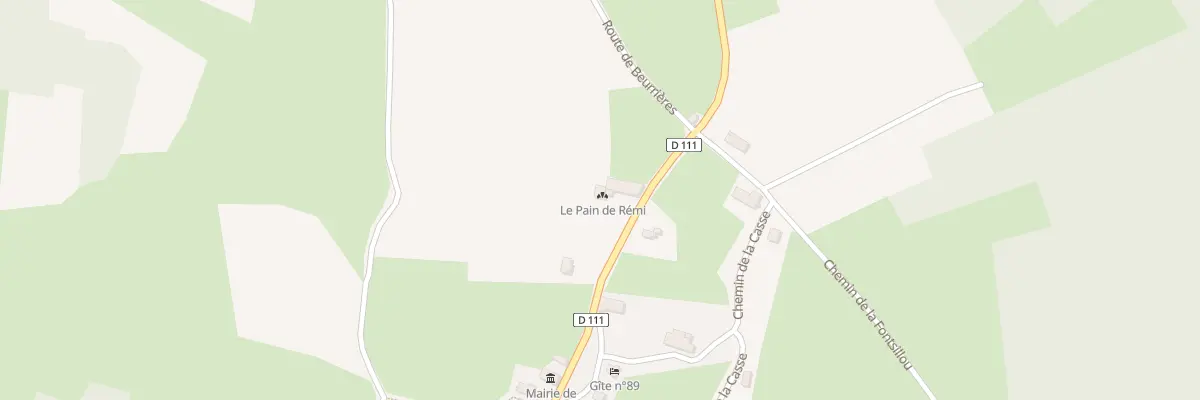 Plan du 5080 Les Guerets Hauts à Medeyrolles