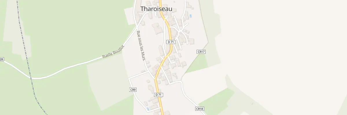 Plan du 25B Gr Grande Rue à Tharoiseau
