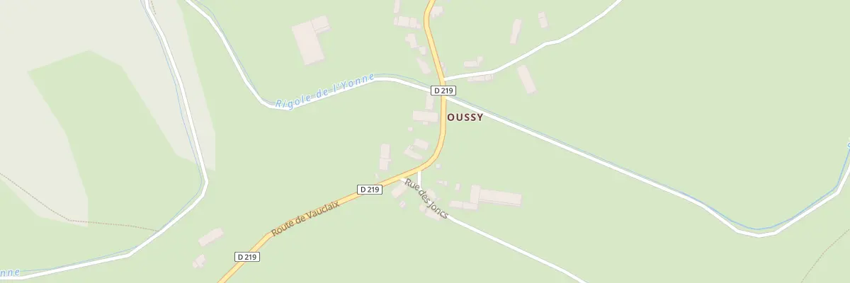 Plan du 141 Oussy à Montreuillon