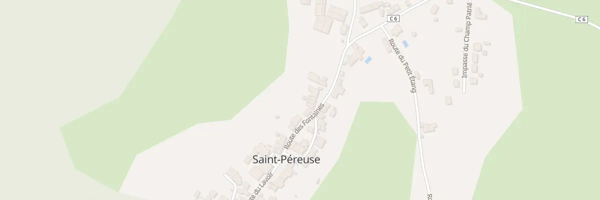 Plan du 10 Le Bourg à Saint-Péreuse