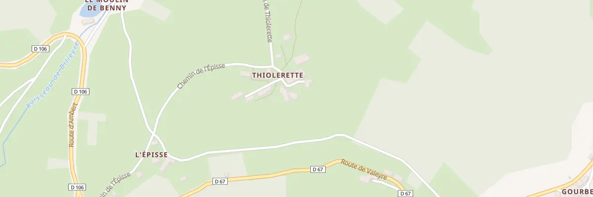 Plan du 5141 Thiolerette à Valcivières