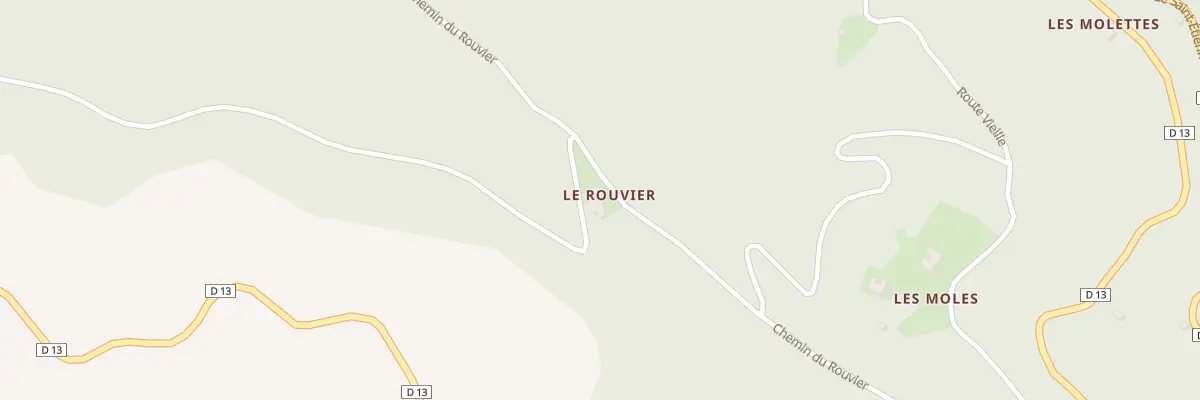 Plan du 5361 Le Rouvier à Saint-Germain-de-Calberte