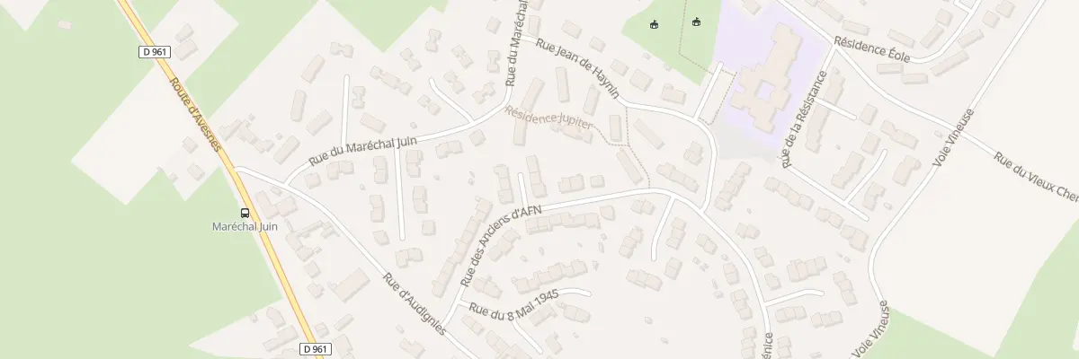 Plan du 20 Rue des Anciens Dafn à Bavay