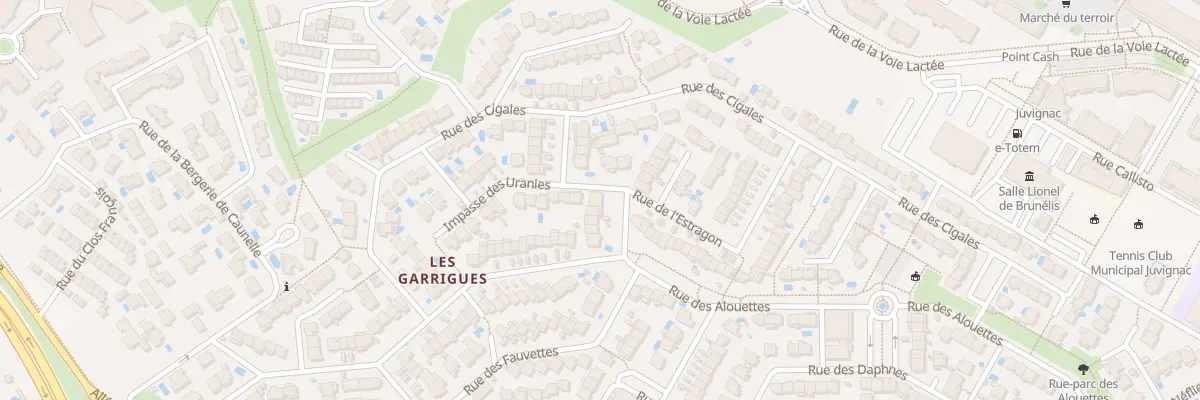 Plan du 2 Rue des Jasmins à Juvignac