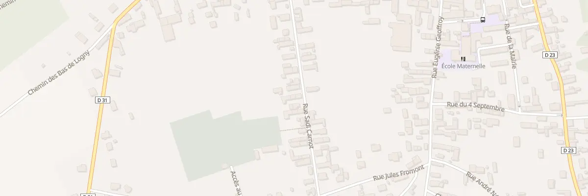 Plan du 18B Rue Sadi Carnot à Estissac