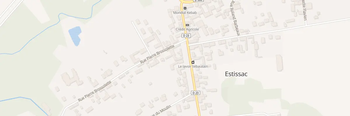 Plan du 23 Rue de la République à Estissac
