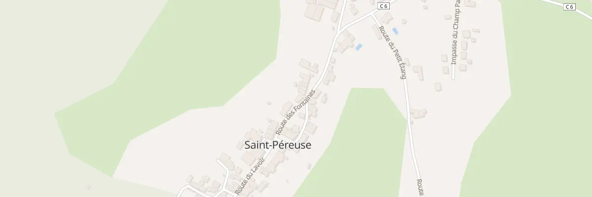 Plan du 11 Rte des Fontaines à Saint-Péreuse