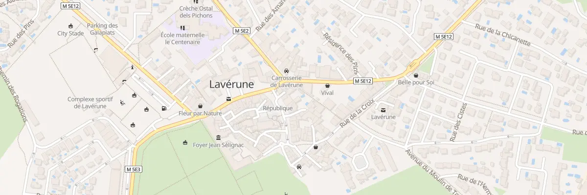 Plan du 11 Pl de la République à Lavérune
