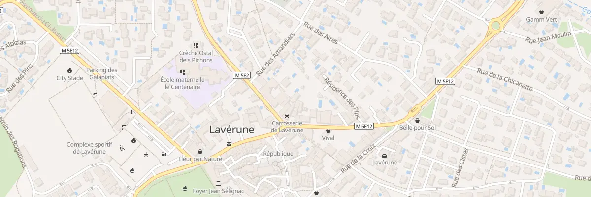Plan du 2 Av des Serres à Lavérune