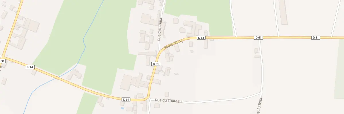 Plan du 40 Rte d’Ervy à Beugnon