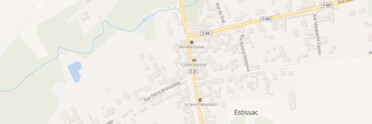 Plan du 31 Rue de la République à Estissac