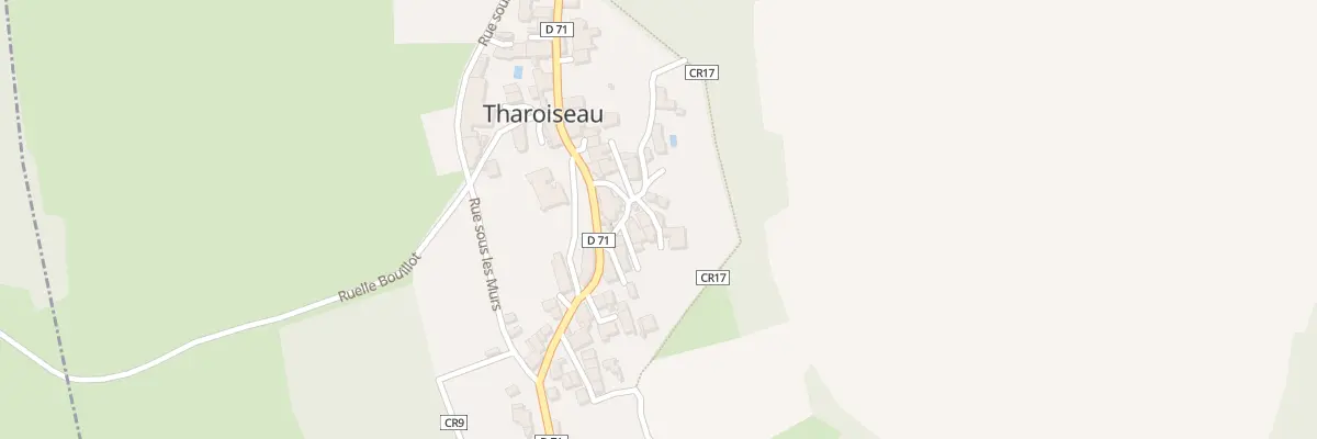Plan du 12 Pl de l’Eglise à Tharoiseau