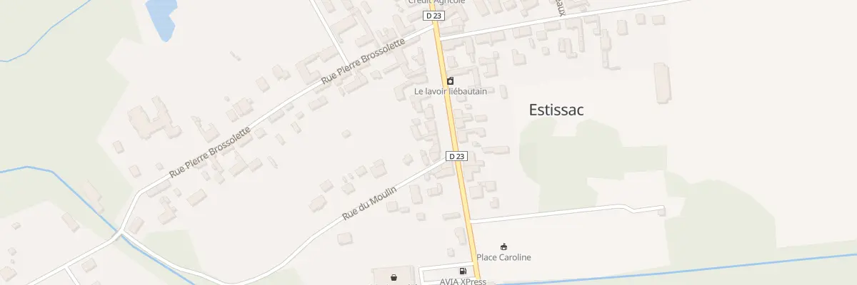 Plan du 11 Rue de la République à Estissac