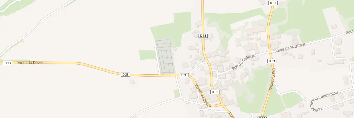 Plan du 6 Rte du Deves à Cayres