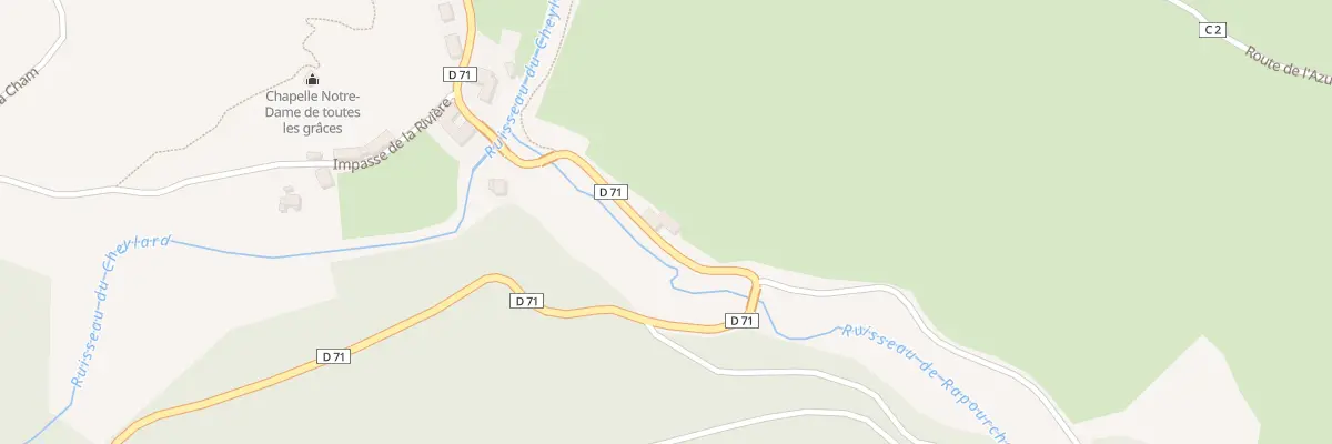 Plan du 5024 Repouncho à Cheylard-l’Évêque