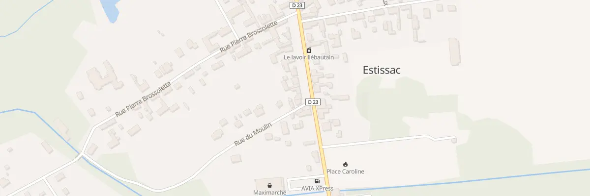 Plan du 9 Rue de la République à Estissac