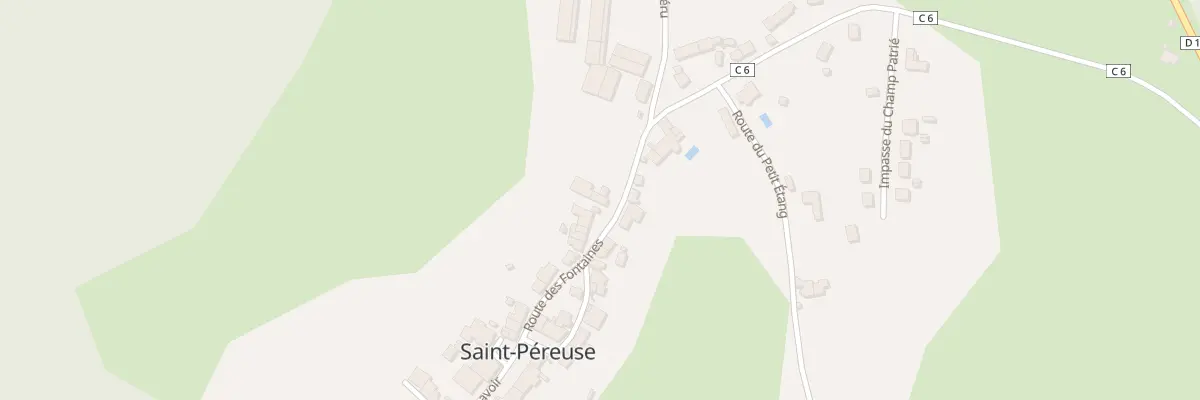 Plan du 27 Rte des Fontaines à Saint-Péreuse