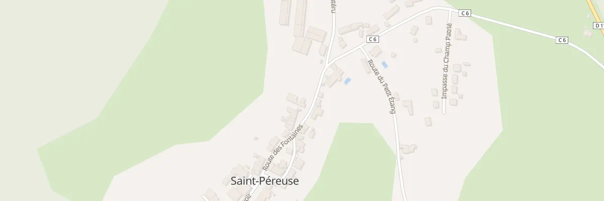 Plan du 31 Rte des Fontaines à Saint-Péreuse
