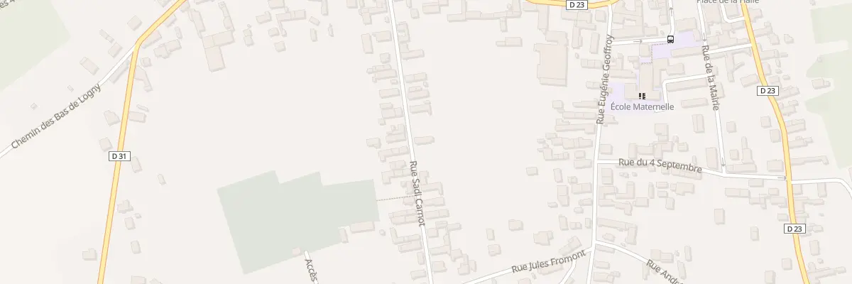 Plan du 11 Rue Sadi Carnot à Estissac