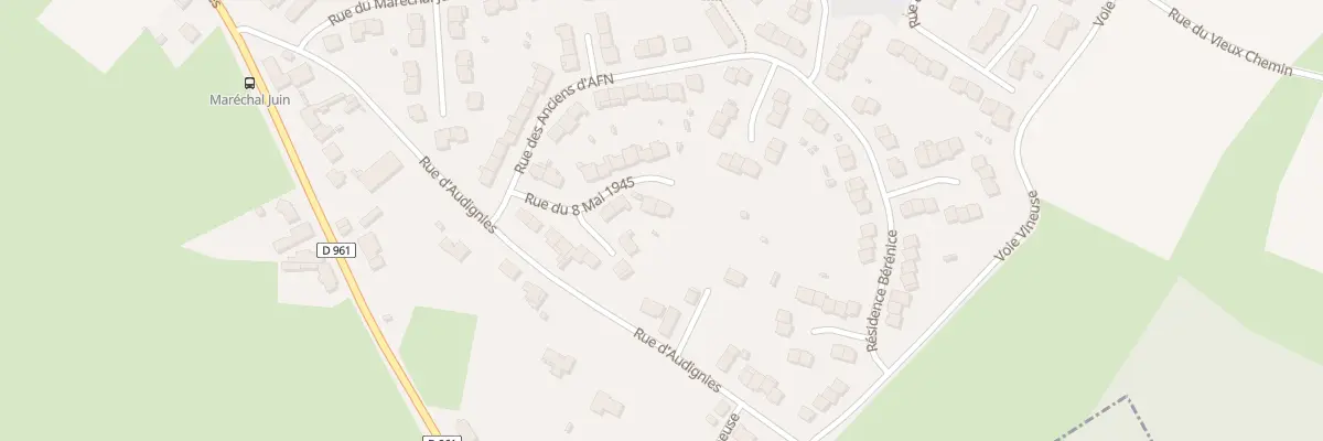 Plan du 43 Rue du 8 Mai 1945 à Bavay