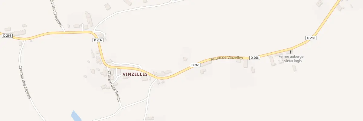 Plan du 4 Rte de Vinzelles à Lenax