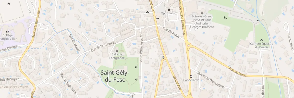Plan du 65 Rue de la Fontgrande à Saint-Gély-du-Fesc