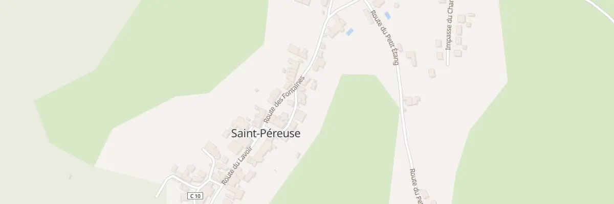 Plan du 34 Le Bourg à Saint-Péreuse