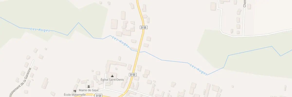 Plan du 8 Rue du Pave à Gaye