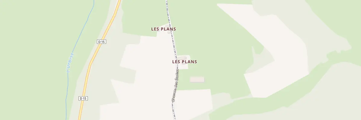 Plan du 3800 Chem des Etoiles à Sail-les-Bains
