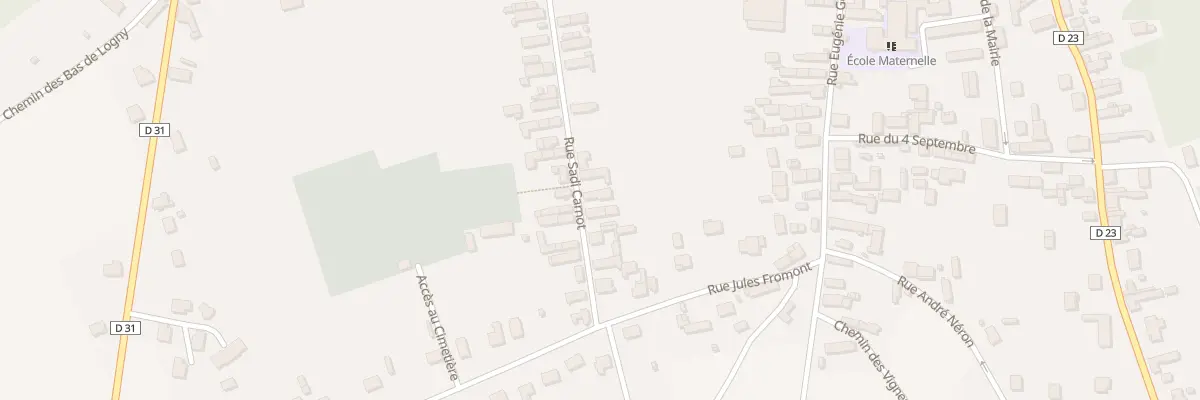 Plan du 17 Rue Sadi Carnot à Estissac