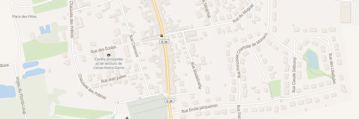 Plan du 77 Rue du Maréchal Leclerc à Liesse-Notre-Dame