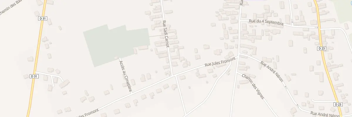 Plan du 23 Rue Sadi Carnot à Estissac