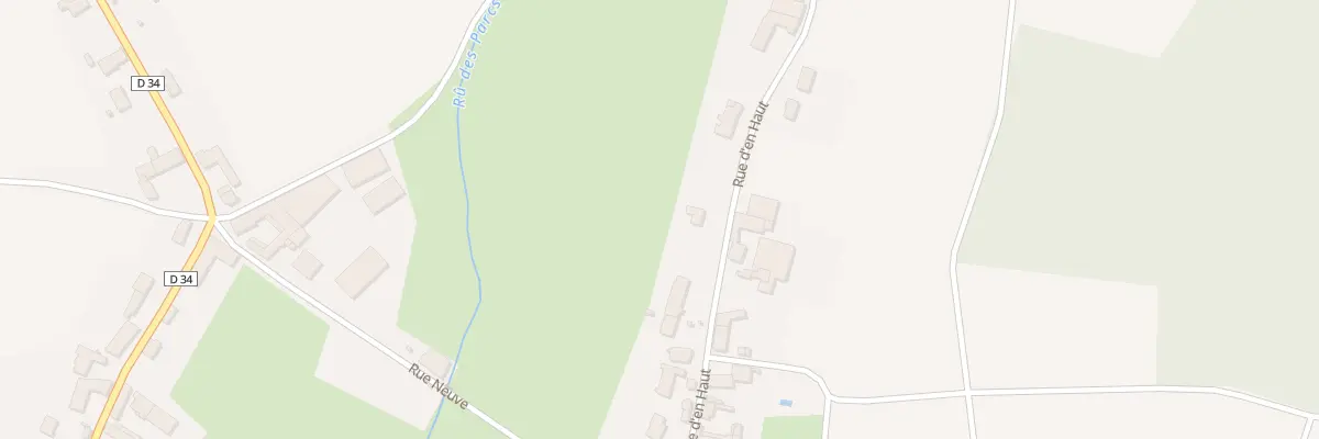 Plan du 33 Rue d’En Haut à Beugnon
