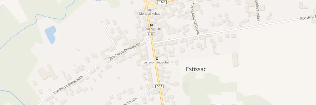 Plan du 14T Rue de la République à Estissac