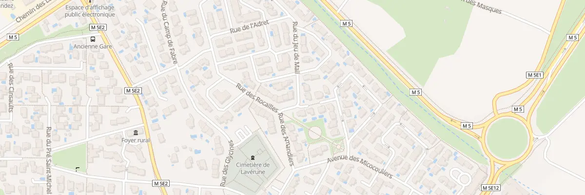 Plan du 5 Rue des Terrasses à Lavérune