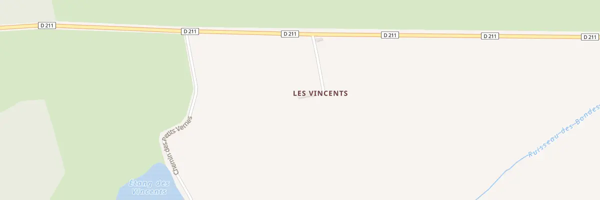 Plan du 5045 Les Vincents à Liernolles