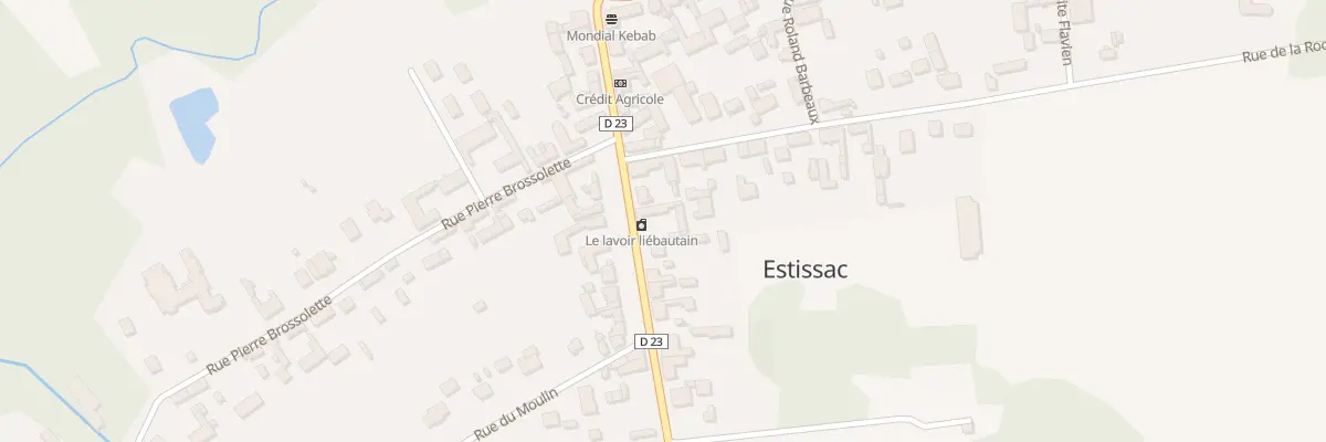 Plan du 14B Rue de la République à Estissac