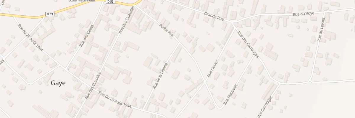 Plan du 5 Rue de la Lionne à Gaye