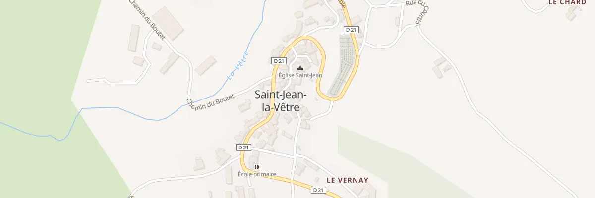 Plan du 3 Pl du Peuple à Saint-Jean-la-Vêtre