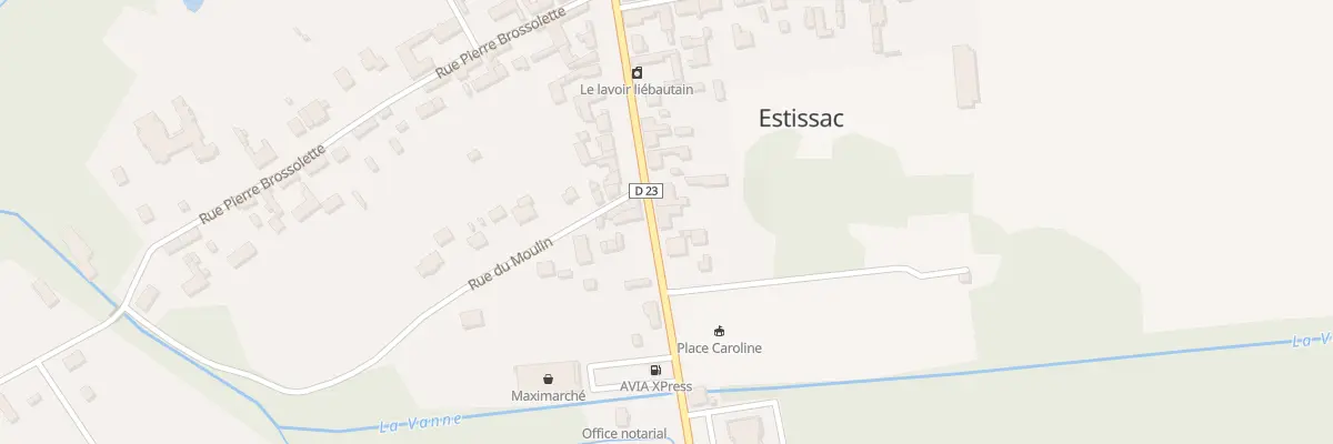 Plan du 4 Rue de la République à Estissac