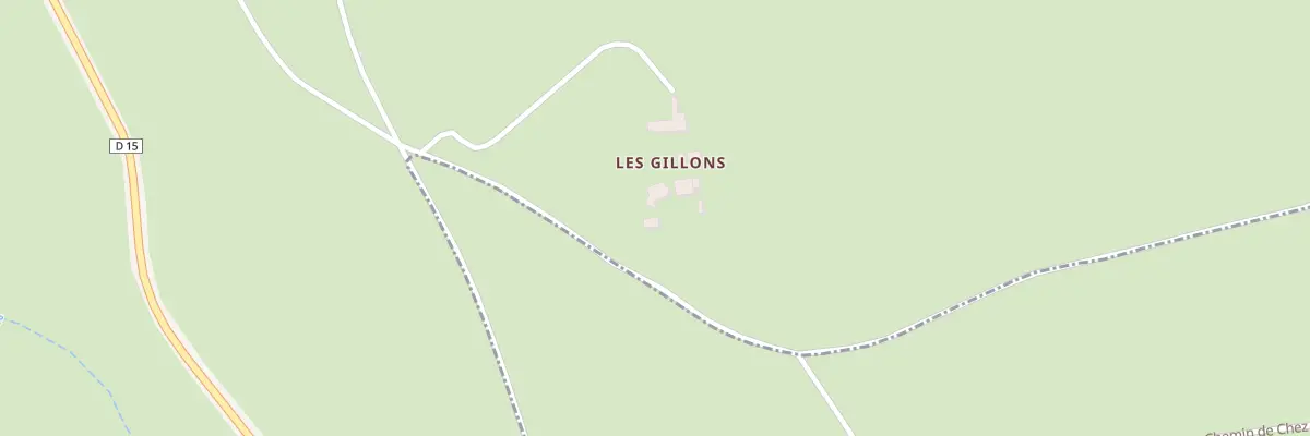 Plan du 5018 Les Gillons à Montaiguët-en-Forez