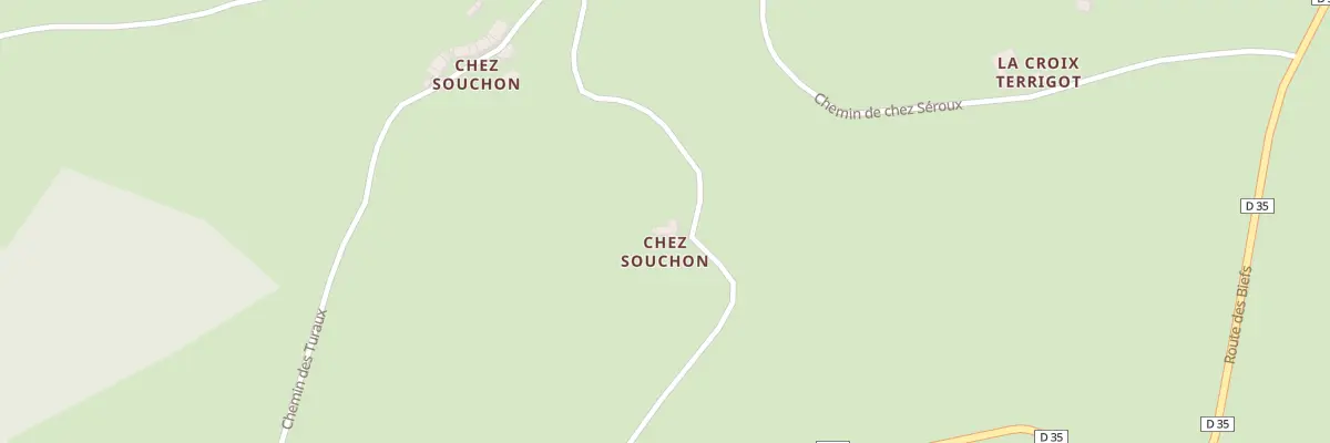 Plan du 201 Che de Chez Souchon à Saint-Bonnet-des-Quarts