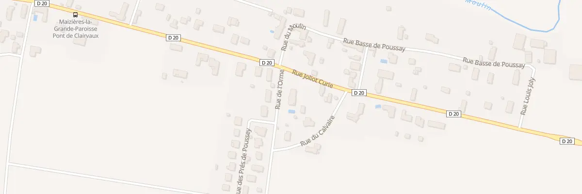 Plan du 1 Rue de l’Orme à Maizières-la-Grande-Paroisse