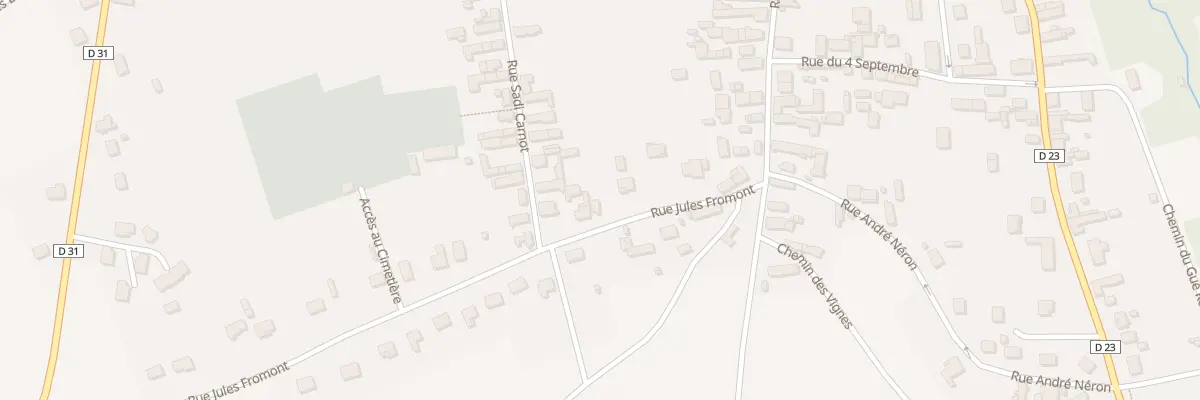 Plan du 12 Rue Jules Fromont à Estissac