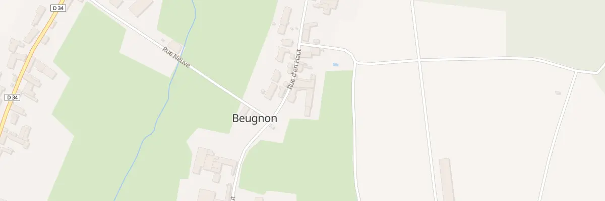 Plan du 14 Rue d’En Haut à Beugnon