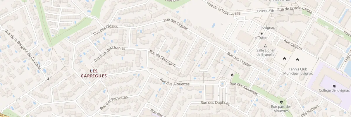 Plan du 15 Rue de l’Estragon à Juvignac